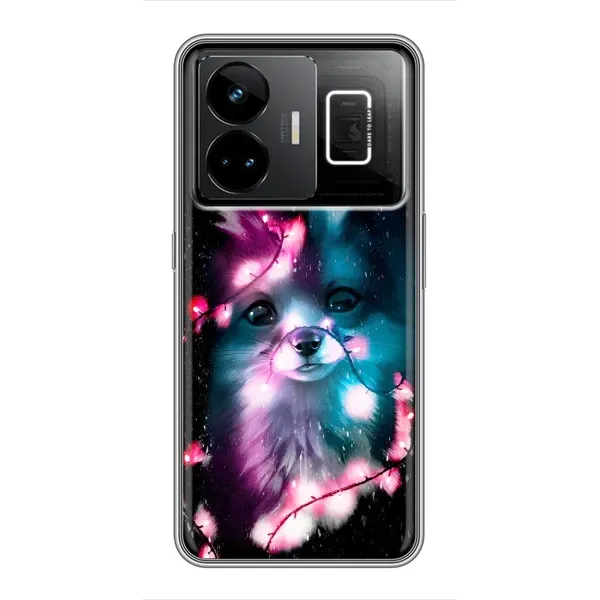 Чехол с рисунком «Черная Лиса» для Realme GT3 Чехол с рисунком «Черная Лиса» для Realme GT3
