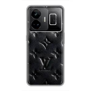 Текстурний Чохол Louis Vuitton для Реалмі ГТ3 (Чорний ЛВ)