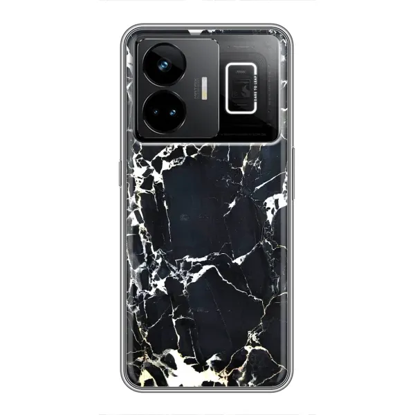 Чехол с рисунком «Чёрный мрамор» для Realme GT3 Чехол с рисунком «Чёрный мрамор» для Realme GT3