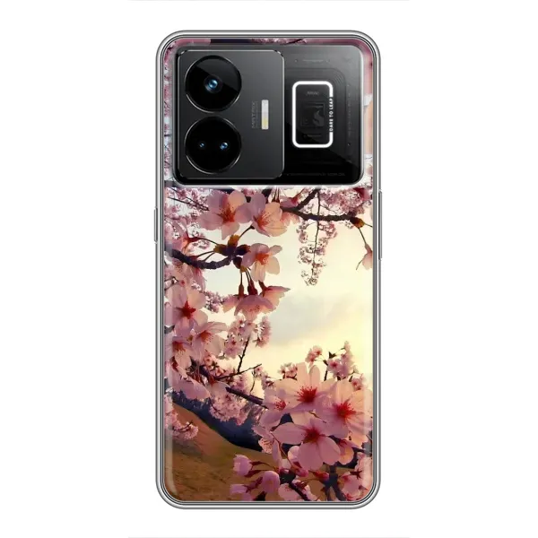Чехол с рисунком «Цветущая сакура» для Realme GT3 Чехол с рисунком «Цветущая сакура» для Realme GT3