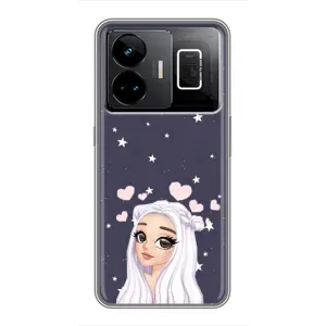 Чохол Стильні дівчата на Realme GT3 (Дівчина та серця)