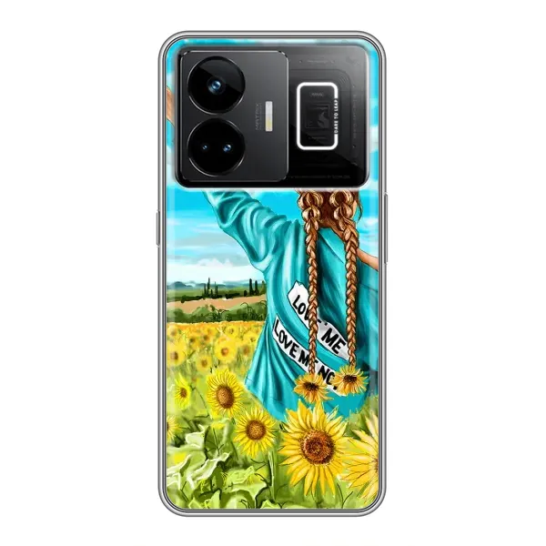 Чехол с рисунком «Девушка на поле» для Realme GT3 Чехол с рисунком «Девушка на поле» для Realme GT3