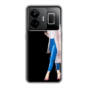 Чохол з картинкою Модні Дівчата Realme GT3 (Дівчина з телефоном)