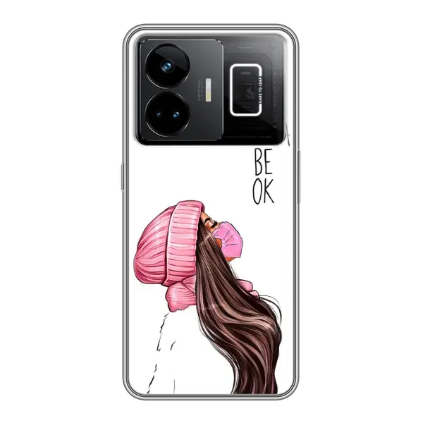 Чехол с рисунком «Девушка в маске» для Realme GT3 Чехол с рисунком «Девушка в маске» для Realme GT3