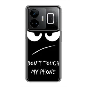 Чехол с прикольным текстом на Realme GT3 (Dont)