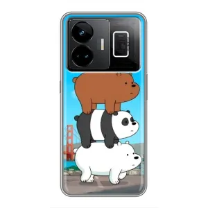 Чехлы с Пандами на Realme GT3 (Друзья)