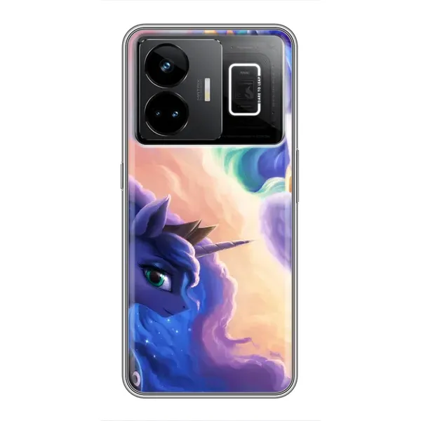 Чехол с рисунком «Единорожки на тучках» для Realme GT3 Чехол с рисунком «Единорожки на тучках» для Realme GT3