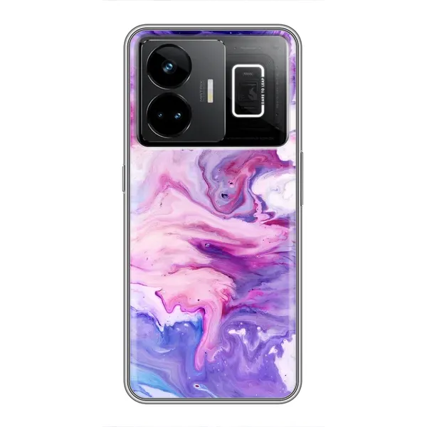 Чехол с рисунком «Фиолетовый мрамор» для Realme GT3 Чехол с рисунком «Фиолетовый мрамор» для Realme GT3