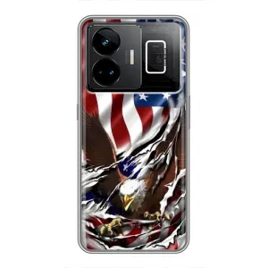 Чехол Флаг USA для Realme GT3 (Флаг USA)