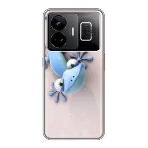 Чехлы с изображением разных животных для Realme GT3 (Геккон)