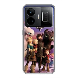 Чехол дракон Беззубик для Realme GT3 (Герои дракона)
