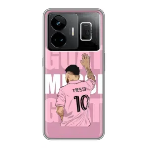 Чехлы Лео Месси в Майами на Realme GT3 (GOAT MESSI)