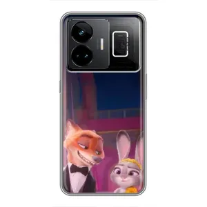 Силиконовый чехол с принтом Зоотрополіс для Realme GT3 (Главные герои)