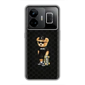 Чехлы Мишка Тедди для Реалми ДжиТи 3 (GUCCI Teddy)