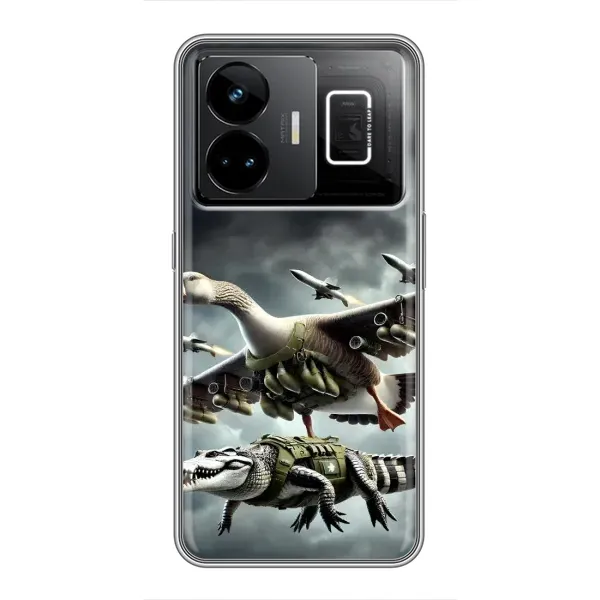 Чехол с рисунком «Гусини и крокодило» для Realme GT3 Чехол с рисунком «Гусини и крокодило» для Realme GT3