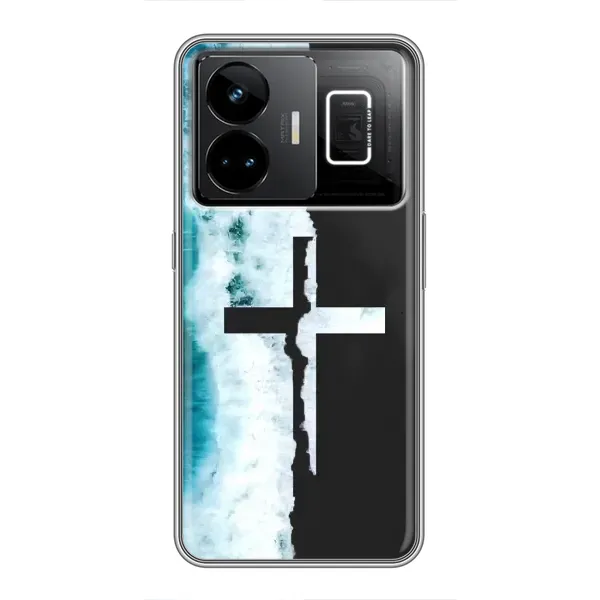 Чехол с рисунком «Хрест» для Realme GT3 Чехол с рисунком «Хрест» для Realme GT3