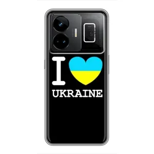 Чехол с Украинской символикой на Реалми ДжиТи 3 (I Love Ukraine)