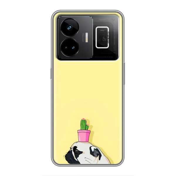 Чехол с рисунком «Кактус на голове» для Realme GT3 Чехол с рисунком «Кактус на голове» для Realme GT3