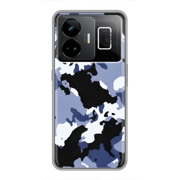 Чехол с рисунком «Камуфляжный Серый» для Realme GT3 Чехол с рисунком «Камуфляжный Серый» для Realme GT3
