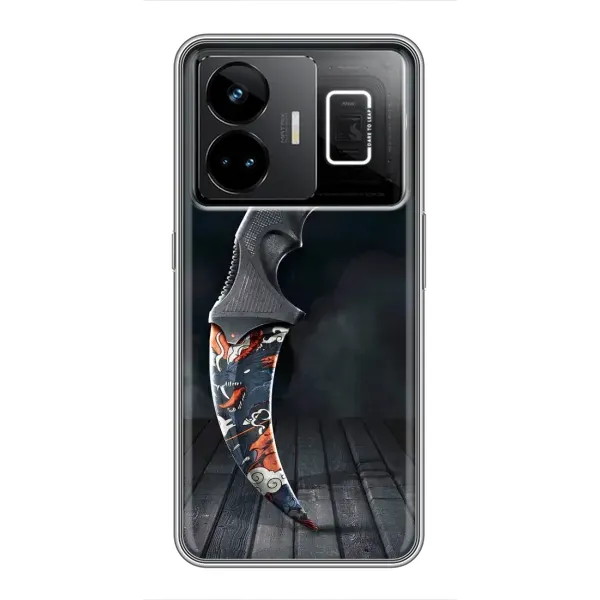 Чехол с рисунком «Кинжал КС ГО» для Realme GT3 Чехол с рисунком «Кинжал КС ГО» для Realme GT3