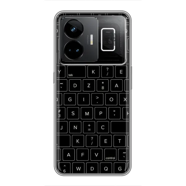 Чехол с рисунком «Клавиатура» для Realme GT3