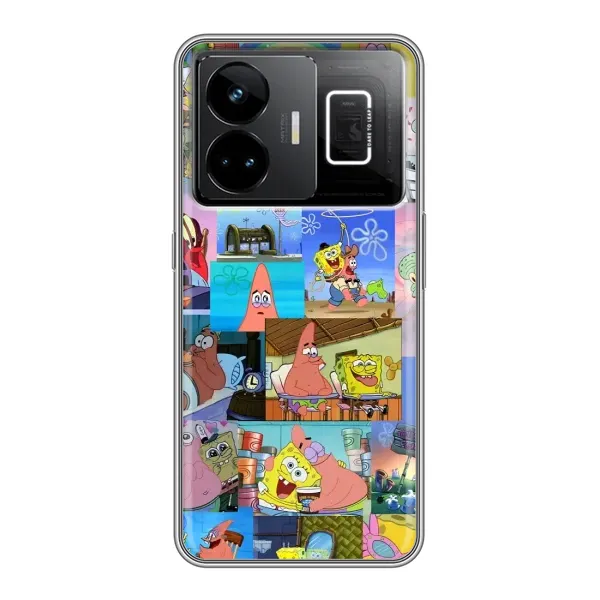 Чехол с рисунком «Комиксы Спанч Боб» для Realme GT3 Чехол с рисунком «Комиксы Спанч Боб» для Realme GT3