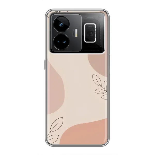 Чехол с рисунком «Коричневый фон» для Realme GT3 Чехол с рисунком «Коричневый фон» для Realme GT3