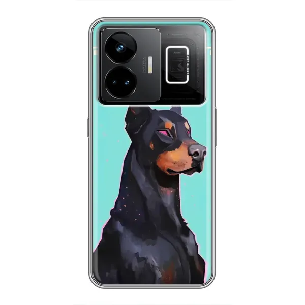 Чехол с рисунком «Король доберман» для Realme GT3