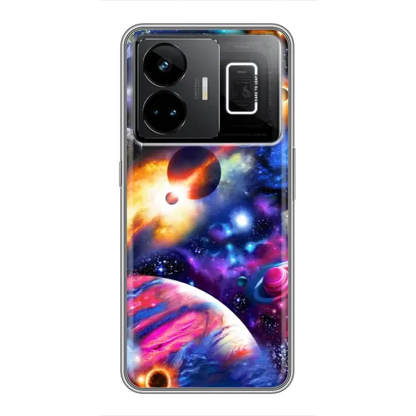 Чехол с рисунком «Космический мир» для Realme GT3