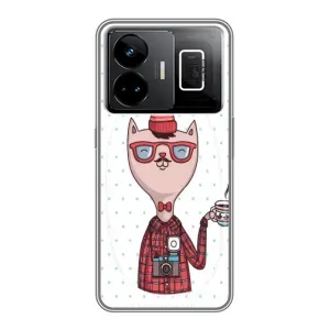 Чехол на тематику: Коты для Realme GT3 (Кот аристократ)