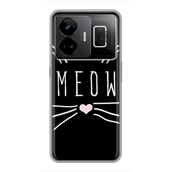 Чехол с рисунком «КОТИК MEOW» для Realme GT3 Чехол с рисунком «КОТИК MEOW» для Realme GT3