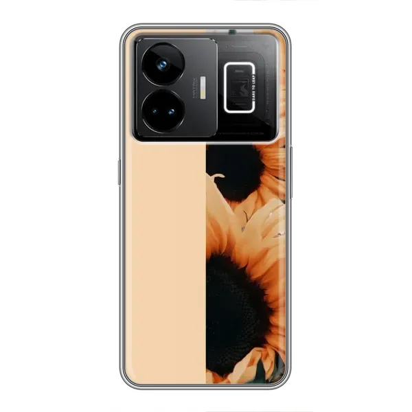 Чехол с рисунком «Красивые подсолнухи» для Realme GT3 Чехол с рисунком «Красивые подсолнухи» для Realme GT3