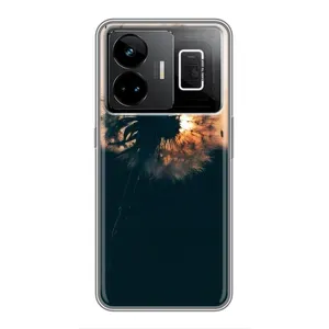 Силиконовый Чехол с одуванчиками на Realme GT3 (Красивый одуванчик)