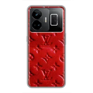 Текстурний Чохол Louis Vuitton для Реалмі ГТ3 (Червоний ЛВ)