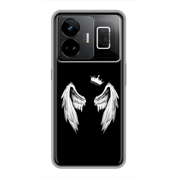 Чехол с рисунком «Крылья и корона» для Realme GT3 Чехол с рисунком «Крылья и корона» для Realme GT3