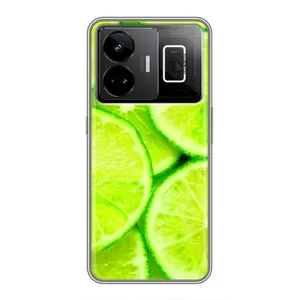Чохол з зображенням смачної їжі для Realme GT3 (Лайм)