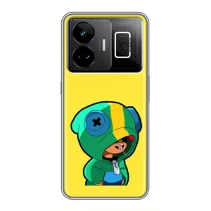 Чехол Бравл Старс для Realme GT3 (Леон (LEON))