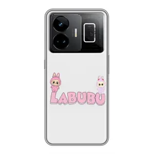 Чохол з принтом Лабубу для Realme GT3 (Логотип Лабубу)