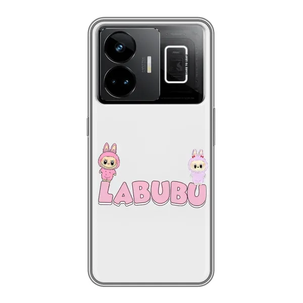 Чехол с рисунком «Логотип Лабубу» для Realme GT3 Чехол с рисунком «Логотип Лабубу» для Realme GT3