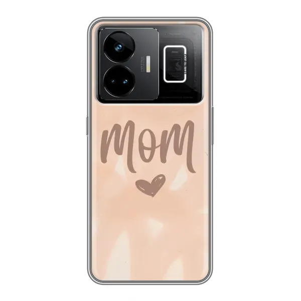 Чехол с рисунком «Love mom» для Realme GT3 Чехол с рисунком «Love mom» для Realme GT3