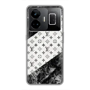 Чохол Стиль Louis Vuitton на Realme GT3 (LV на білому)