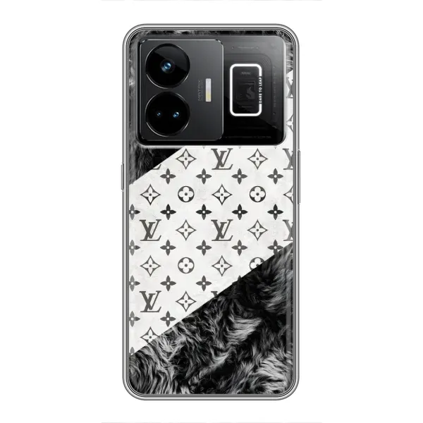 Чехол с рисунком «LV на белом» для Realme GT3 Чехол с рисунком «LV на белом» для Realme GT3