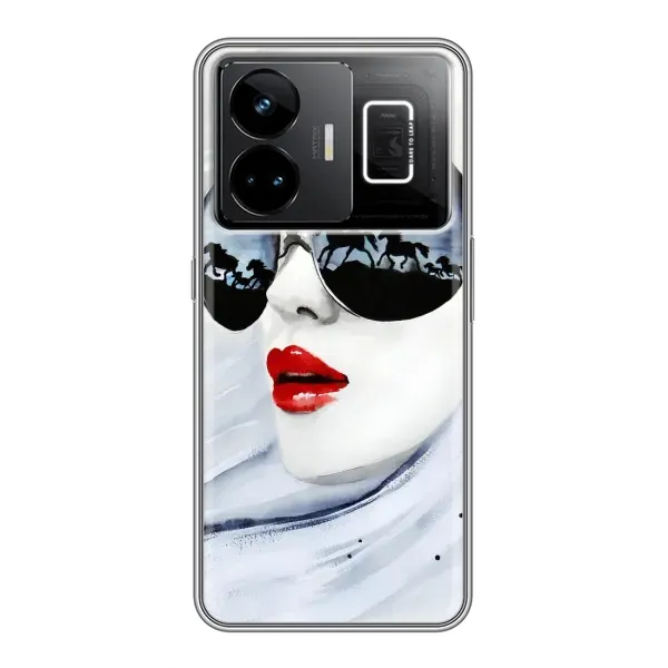 Чехол с рисунком «Любительница коней» для Realme GT3