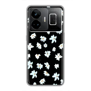 Чехол с ромашками на Realme GT3 (Маленькие ромашки)