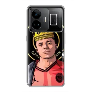 Чохол (TPU) з Футболістом на Realme GT3 (Mbappe King)