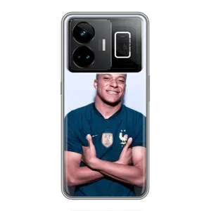 Чохол (TPU) з Футболістом на Realme GT3 (Мбаппешичка)