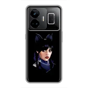 Чехлы с принтом Уэнсдей на Realme GT3 (Милая Уэнсдей)