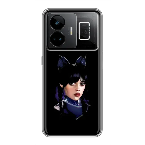 Чехол с рисунком «Милая Уэнсдей» для Realme GT3 Чехол с рисунком «Милая Уэнсдей» для Realme GT3