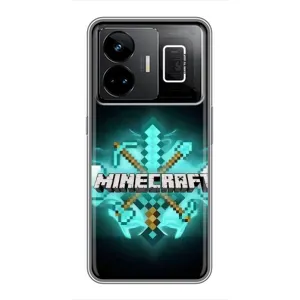 Чехол майнкрафт для Realme GT3 (MineCraft 2)