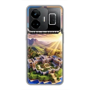 Чехол майнкрафт для Realme GT3 (MINECRAFT)